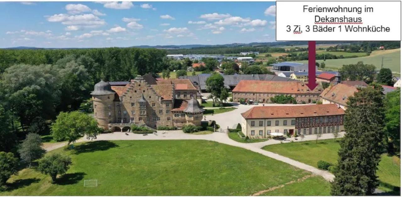 Gutsverwaltung Schloss Eyrichshof Ebern Ngoại thất bức ảnh