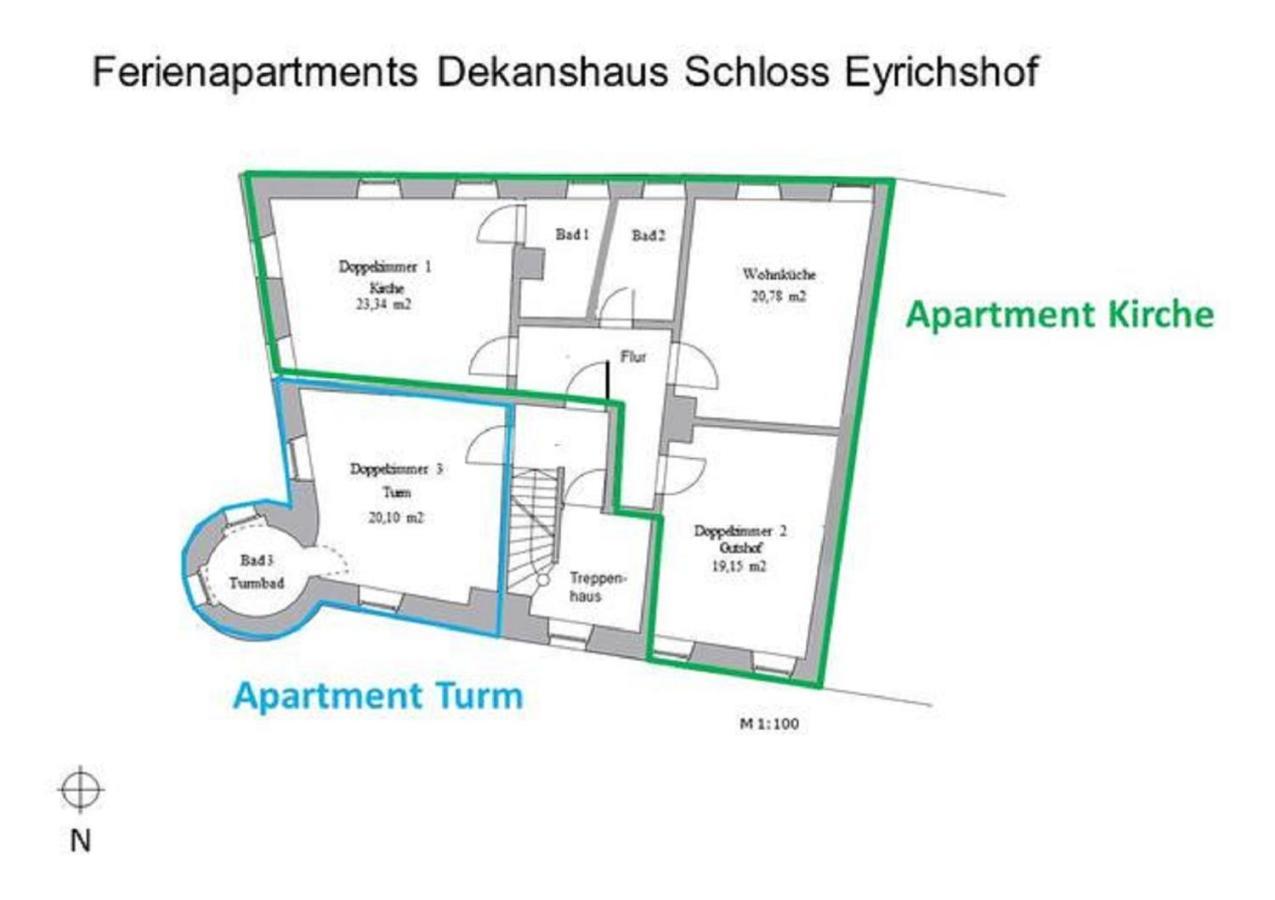Gutsverwaltung Schloss Eyrichshof Ebern Ngoại thất bức ảnh